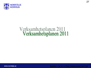 Verksamhetsplanen 2011 