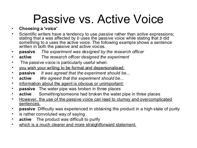 Passive voice examples picture