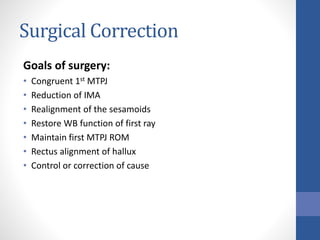 Mtpj Rom Presentation frontal plane correction in hav surgery | PPTX