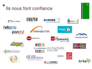+                             12

    Ils nous font conﬁance
 