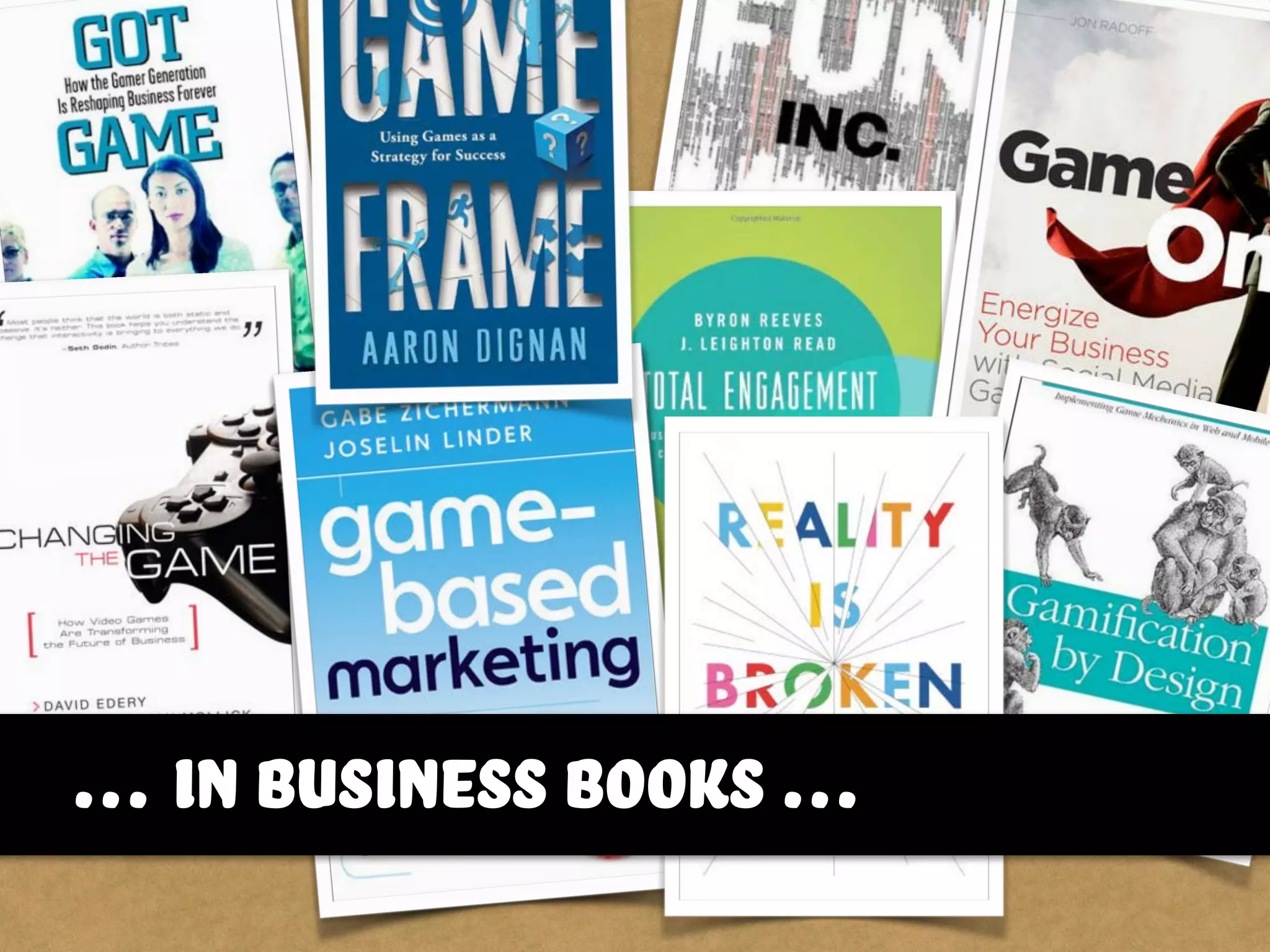 … In business books …
 