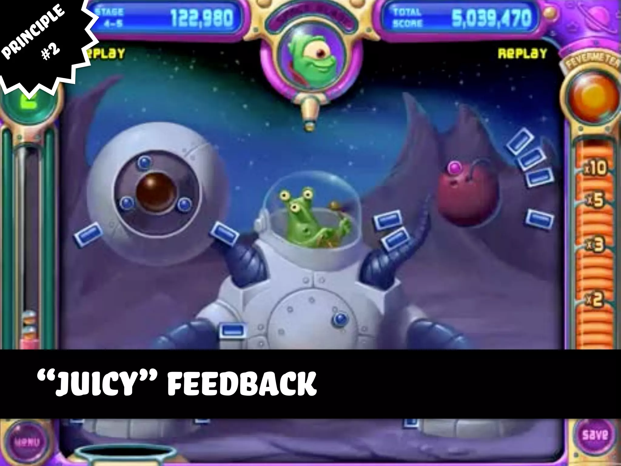 “juicy” feedback
Principle
#2
 