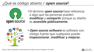 Open Source Scientific Hardware: qué es y cómo podemos implementarlo