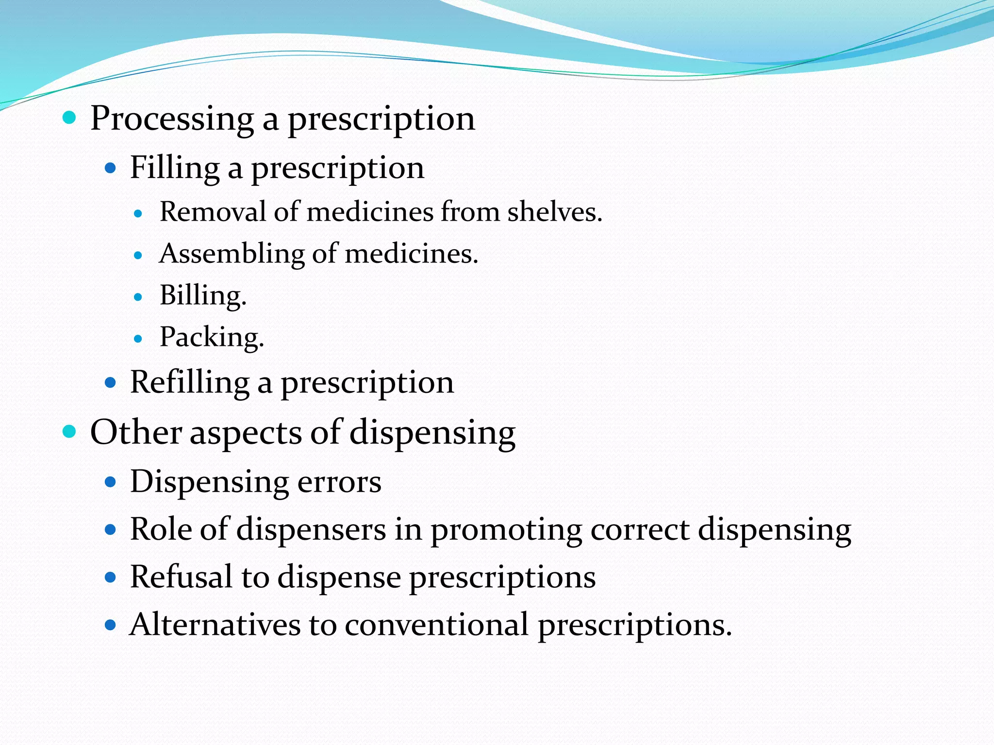 Which Of The Following Practices Of Dispensing Single Service Good Dispensing Practice- ppt | PPT
