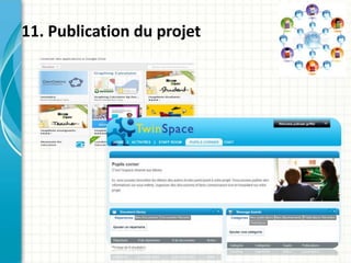 11. Publication du projet
 