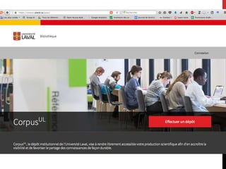 Exemple d’archive numérique ouverte
 