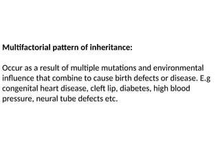 Genetic patterns of common pediatric disorders and chromosomal ...
