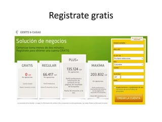 Registrate gratis
 