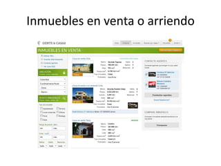 Inmuebles en venta o arriendo
 