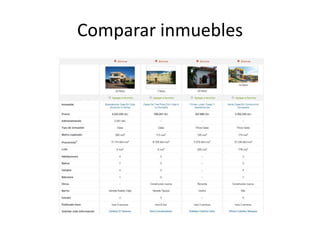 Comparar inmuebles
 