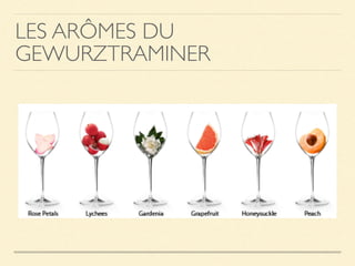 LES ARÔMES DU
GEWURZTRAMINER
 