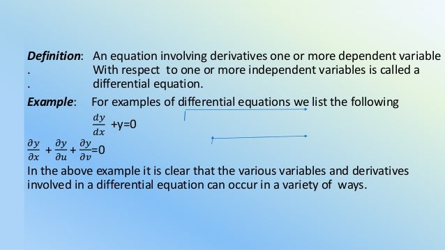 introduction to differential equations