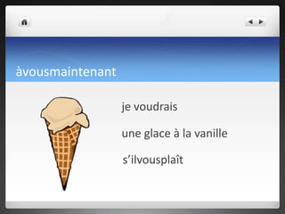 une glace au chocolat M