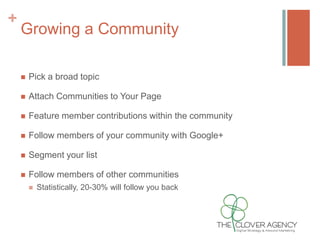 Tips To Find Your Passion And Grow Your Community on Google Plus