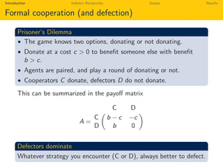 Cooperation, Reputation & Gossiping | PPT | Free Download