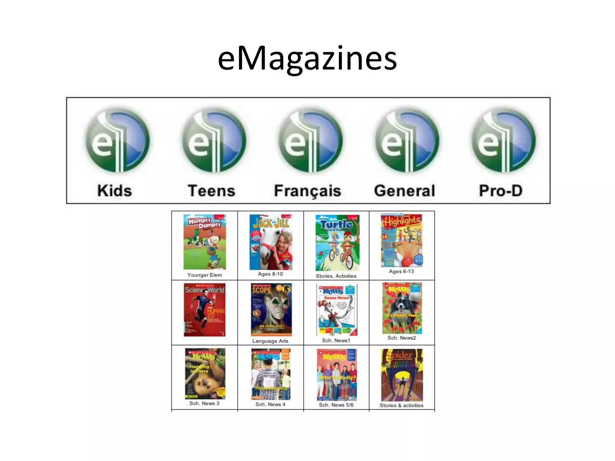 eMagazines

 