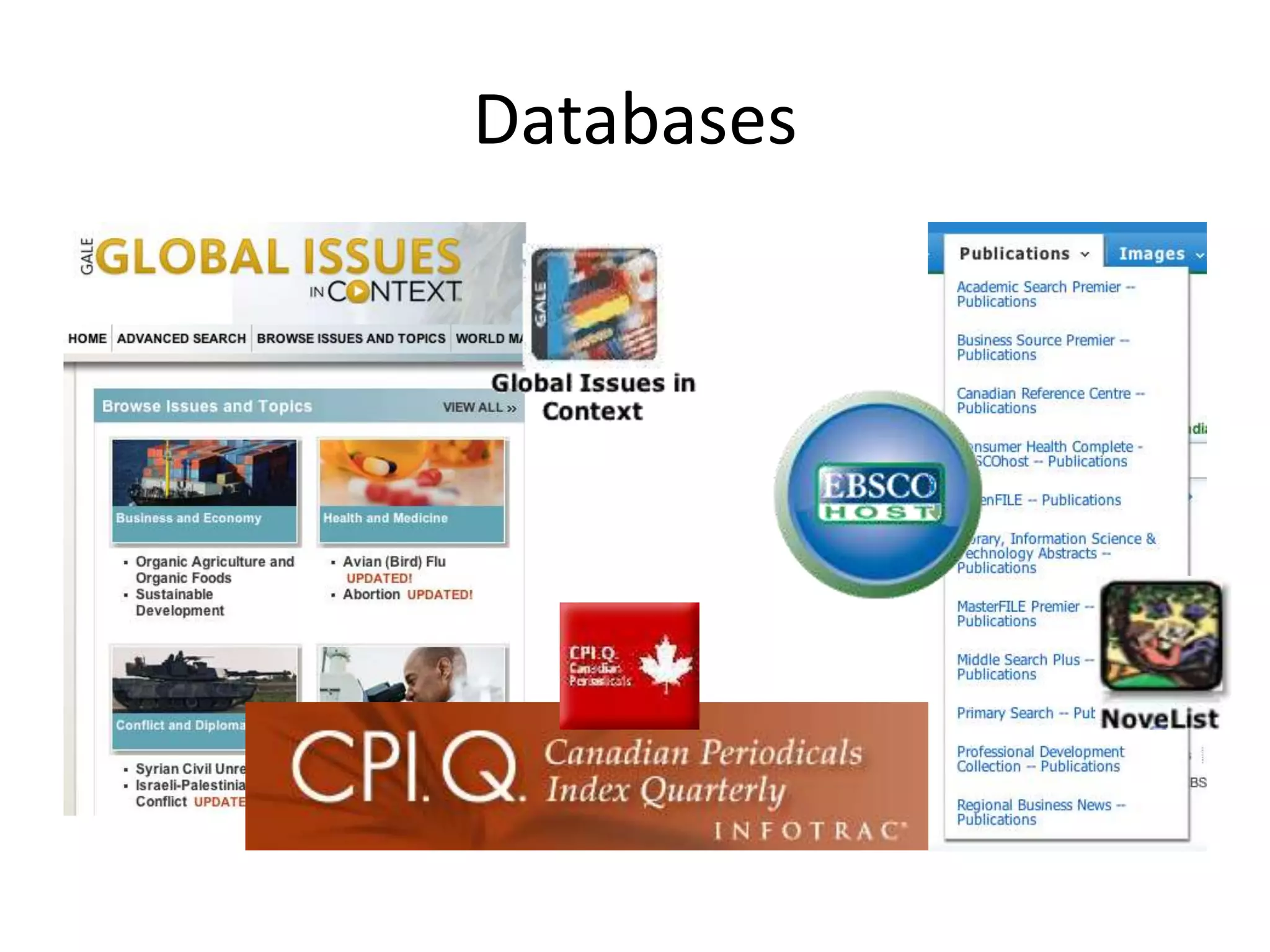 Databases

 