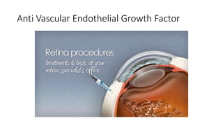 Anti Vascular Endothelial Growth Factor
 