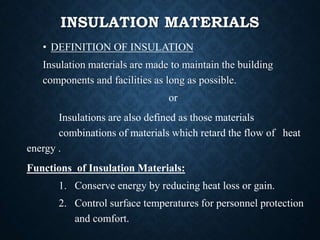 Ablative and Thermal Materials | PPTX