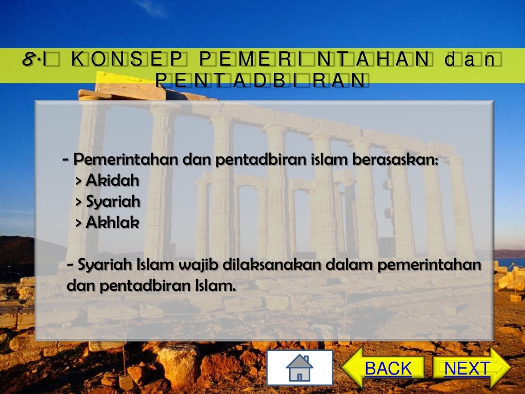 Pemerintahan Dan Pentadbiran Dalam Islam