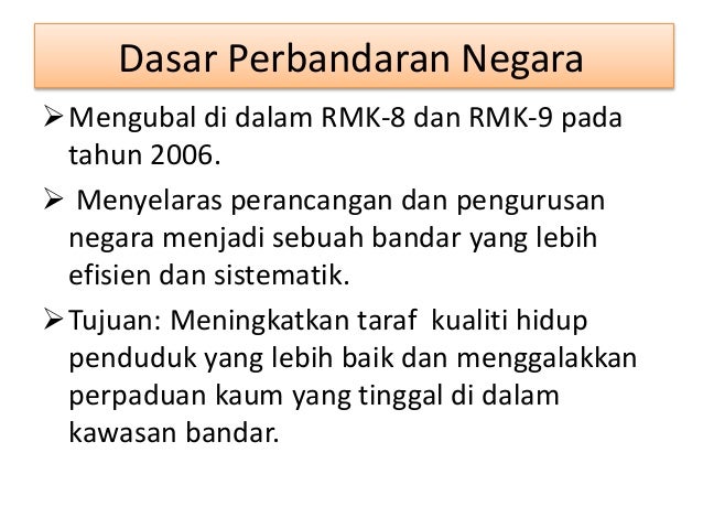 Dasar Pembangunan Perumahan