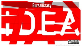 Bureaucracy
http://www.flickr.com/photos/opensourceway/4749431435/
 