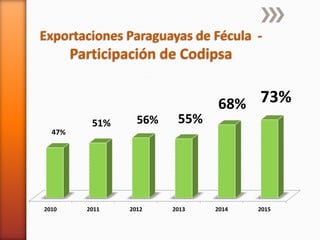 Codipsa: Liderando la exportaciónde fécula de mandioca con responsabilidad social