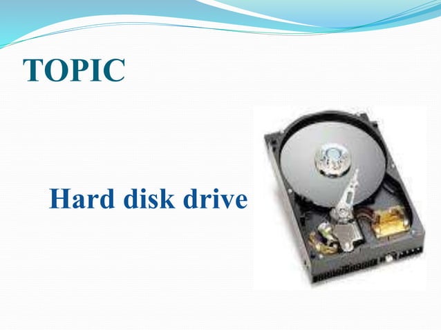 PPT Hard Disk Drive