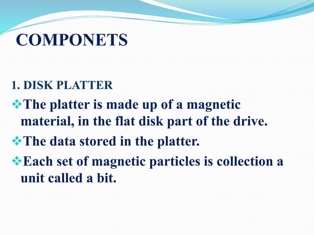 PPT Hard Disk Drive