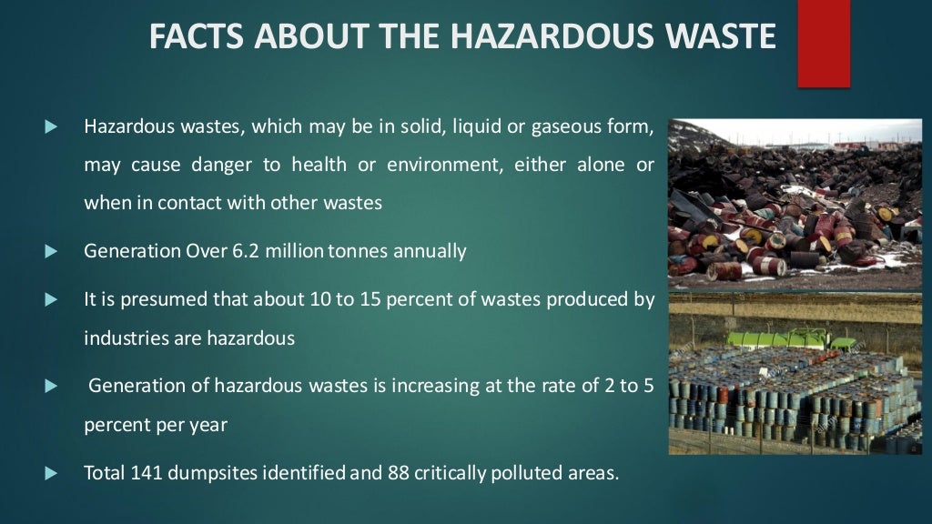Hazardous Waste Management & Its Legal Requirement in India