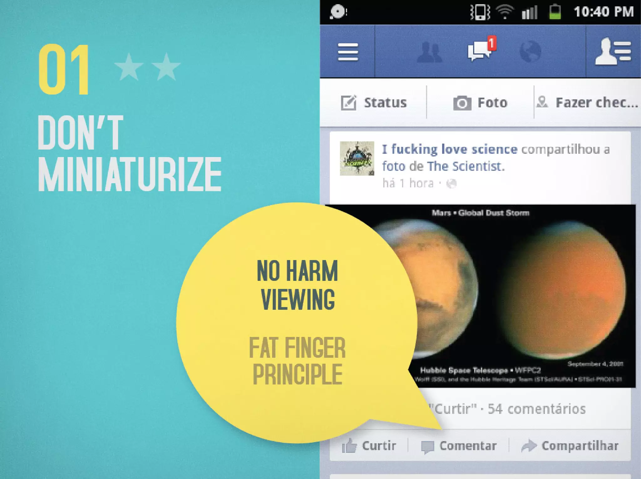 HCI Principles for Mobile Devices