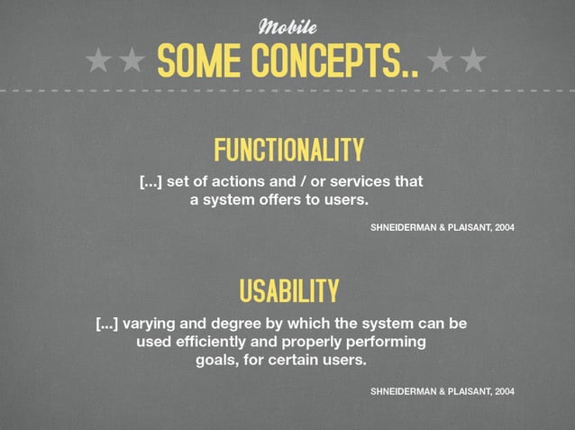 HCI Principles for Mobile Devices