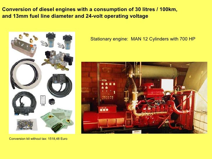 Vegetable oils as Fuel for Cars, Trucks, Boats an Electrical Generato…
