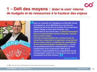 La communication interne au coeur des enjeux de transformation de ...