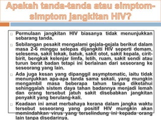 Presentation hiv & aids