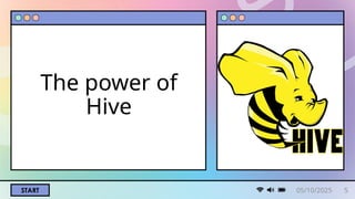START
The power of
Hive
05/10/2025 5
 