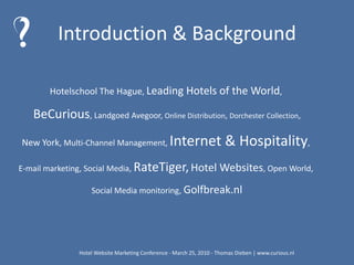  Factors for a successful hotel website
