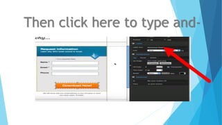Then click here to type and-
 