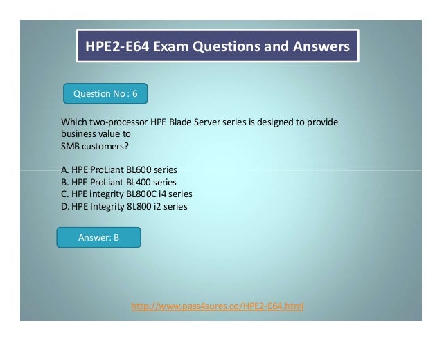 HPE2-B06 Prüfungsmaterialien