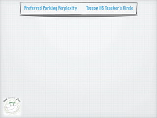Preferred Parking Perplexity   Tucson HS Teacher’s Circle
 