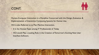 Human Computer Interaction (HCI) | PDF