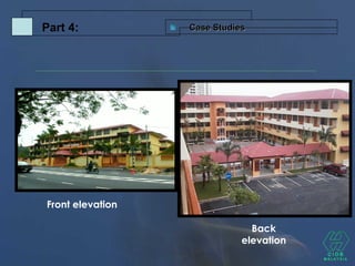Back
elevation
Front elevation
Case StudiesCase StudiesPart 4:
 