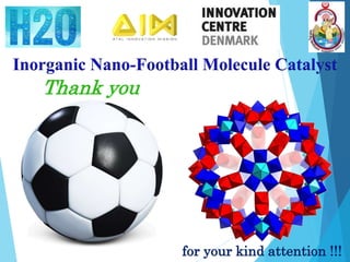Thank you
Inorganic Nano-Football Molecule Catalyst
for your kind attention !!!
 