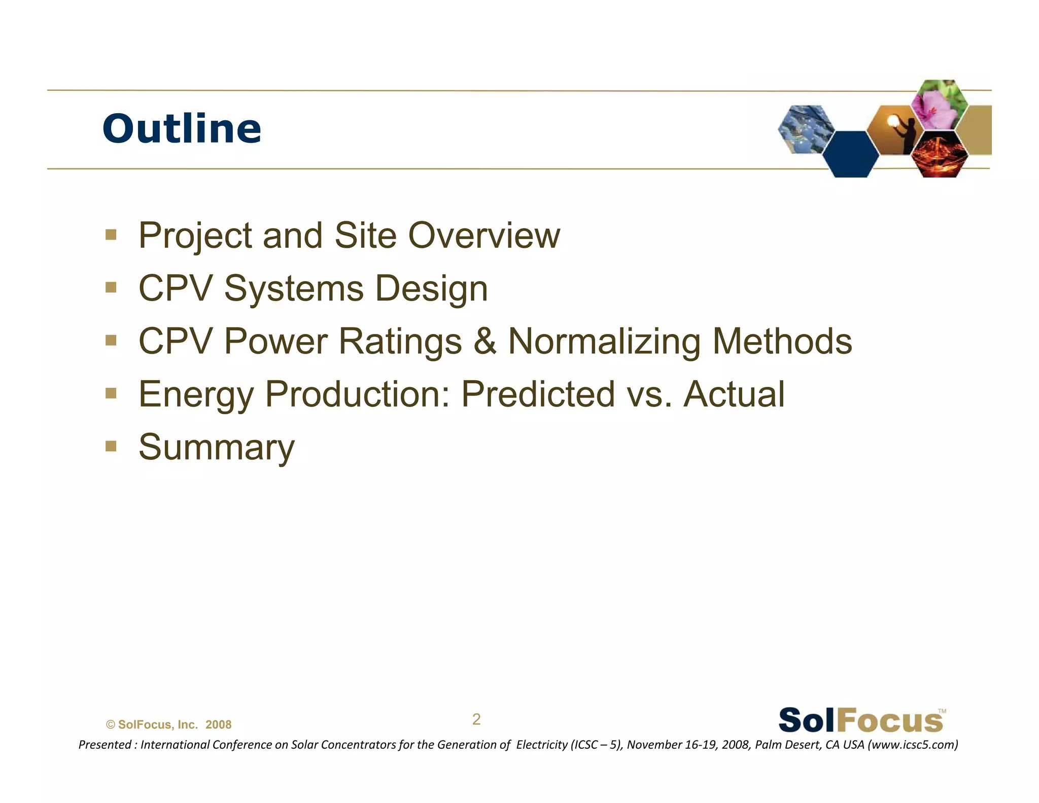 CPV Solar Power Plants in Spain | PDF