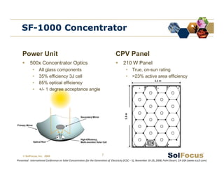 CPV Solar Power Plants in Spain | PDF