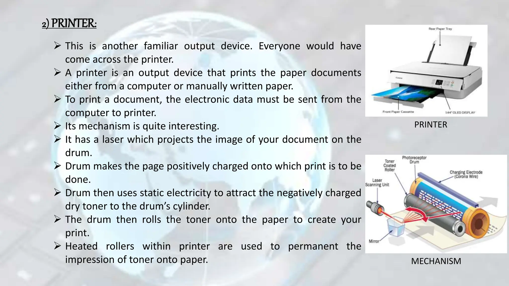 Presentation ICT 11.pptx. A detailed note on Input and Output devices ...