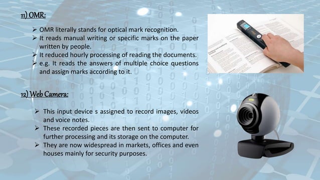 Presentation ICT 11.pptx. A detailed note on Input and Output devices ...