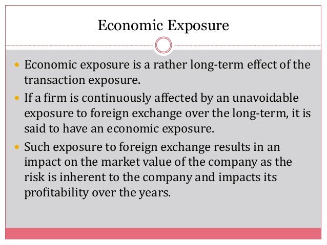 Risk Associated With Foreign Exchange - 