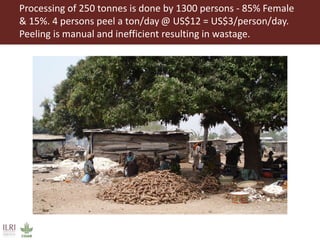 From Not-Want to Waste-Not: cassava peels as product