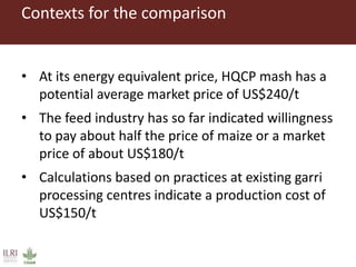 From Not-Want to Waste-Not: cassava peels as product
